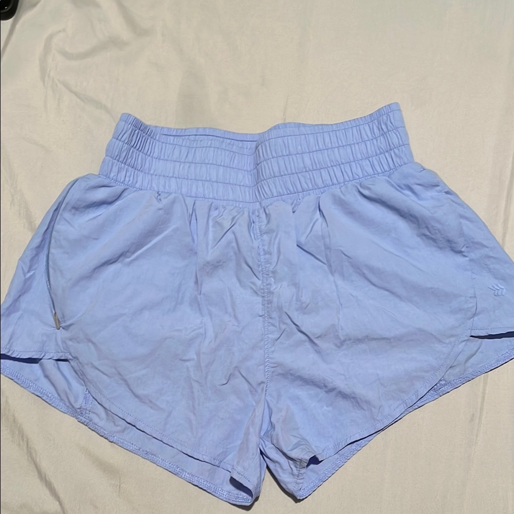 All in Motion Blue Athletic Shorts with Elastic Waistband and Loose Fit
